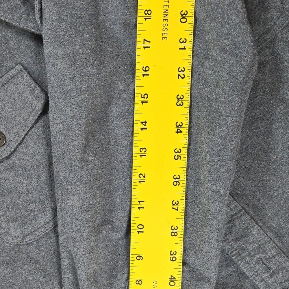 Grizzly Mountain Mens Long Sleeve Chamois Flannel Outdoor Rugged Button Up M - Picture 7 of 10